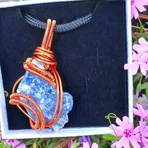 Soladite healing stone pendant